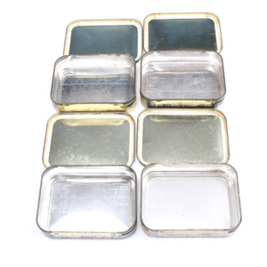 10x Old Player's Whisky Tobacco Tins - OldTools.co.uk