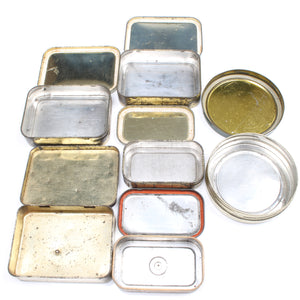 6x Old Tobacco Tins - OldTools.co.uk