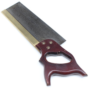 Old Slack Sellars "The Golden Guinea" Tenon Saw - 15tpi - 12" (Beech) - OldTools.co.uk