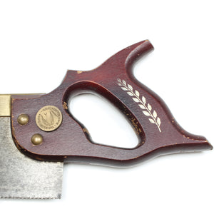 Old Slack Sellars "The Golden Guinea" Tenon Saw - 15tpi - 12" (Beech) - OldTools.co.uk