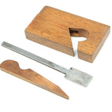 SOLD - Miniature Wooden Rabbet Plane (Beech)