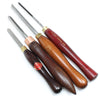 4x Old HSS Wood-Turning Tools - UK ONLY - OldTools.co.uk