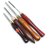4x Old HSS Wood-Turning Tools - UK ONLY - OldTools.co.uk