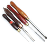 4x Old HSS Wood-Turning Tools - UK ONLY - OldTools.co.uk