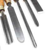 9x Old Woodturning Tools - UK ONLY - OldTools.co.uk