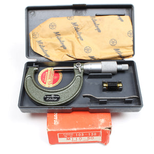 4x Boxed Mitutoyo Micrometers (Japan) - OldTools.co.uk
