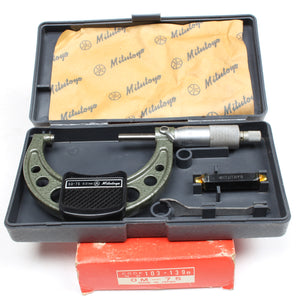 4x Boxed Mitutoyo Micrometers (Japan) - OldTools.co.uk