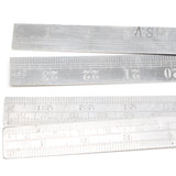 2x Old Folding Steel Rules - 24" / 2ft - OldTools.co.uk