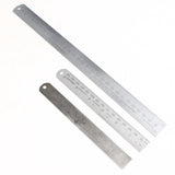 3x Rabone Chesterman, Moore & Wright Steel Rules - 6" & 12" - OldTools.co.uk