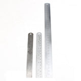 3x Rabone Chesterman, Moore & Wright Steel Rules - 6" & 12" - OldTools.co.uk