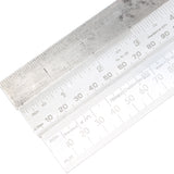 3x Rabone Chesterman, Moore & Wright Steel Rules - 6" & 12" - OldTools.co.uk