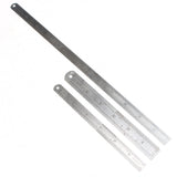 3x J Rabone Steel Rules - 6" & 12" - OldTools.co.uk