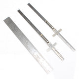3x USA Steel Rules / Depth Rules - 6" - OldTools.co.uk