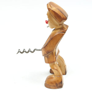 SOLD - Man Smoking In The Wind Corkscrew