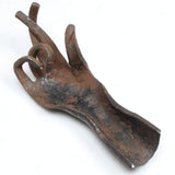 Old Metal "Fingers Crossed" Hand
