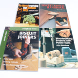 8x Old Bandsaws, Scrollsaws, Biscuit Joiners Books