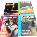 8x Old Bandsaws, Scrollsaws, Biscuit Joiners Books