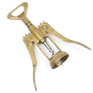Vintage Brass Italian Corkscrew