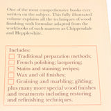 3x Old Wood Finishing Books