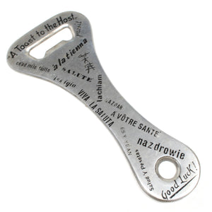Large 'A Toast To The Host' Bottle Opener