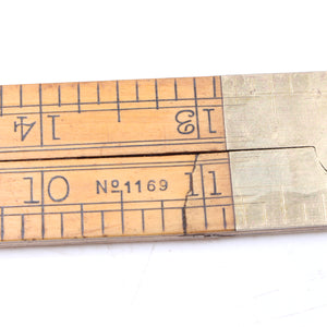 2x Rabone Wooden Rules - No's 1169, 1211 (Boxwood)