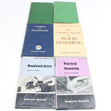 6x Old Woodwork, Joints, Veneer, Finishing, Timber Books