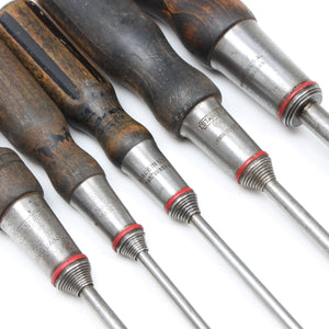 SOLD - Old Stanley Screwdrivers (Beech)
