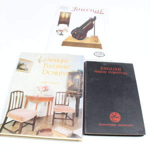 11x Old Wood Design Books and Woodworking Magazines