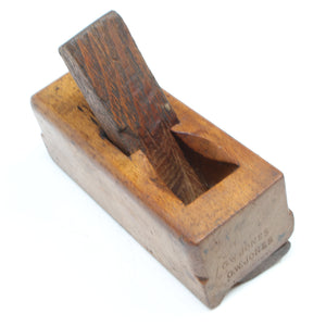 Wooden Unusual Chamfer / Smoother Type Plane (Beech)