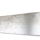 Disston Philadelphia D8 Hand Saw - 24” - 7tpi (Apple)