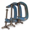 6x Old Record G-Clamps - 4", 5", 6"