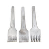 3x Old Leatherworker Pricking Irons - No. 6, 8, 10