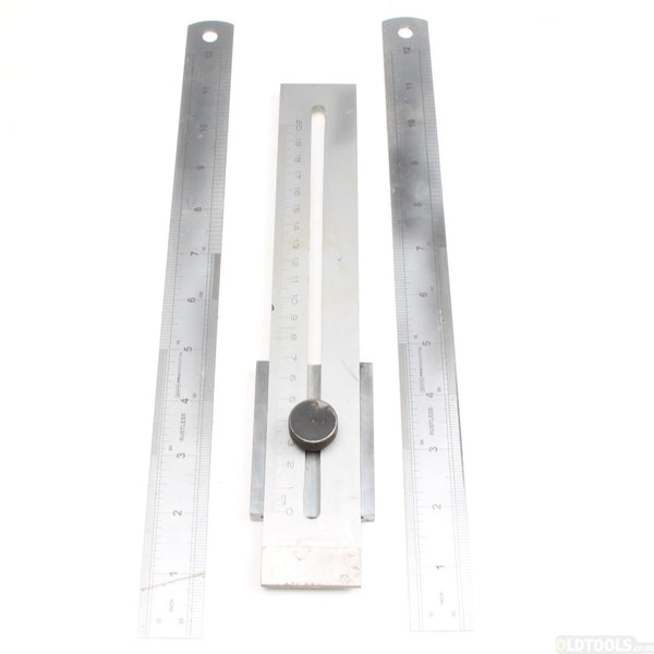 Steel Rules and Sliding Depth Rule - 12