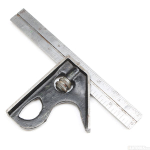 Old Small J Rabone Combination Square No. 1901 - 6"