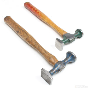 2x Old Metal-Worker Hammers (Ash, Hickory)