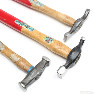 3x Old Whitehouse Metal-Worker Hammers (Hickory)