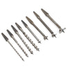 8x Short Auger Drill Bits