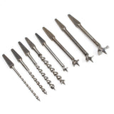 8x Short Auger Drill Bits
