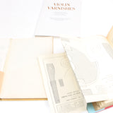 3x Old Violin-Making Books & Plans