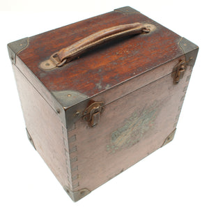 Old Wooden Musical Instrument Box / Tool Box