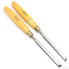Pair Of Old Marples Skew Chisels – 3/8" (Boxwood) - OldTools.co.uk