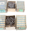 8x Boxes Of Nettlefold Steel Slotted Screws (CSK) - Sizes 9, 10 & 12