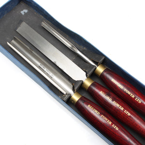 SOLD - 3x Record Power HSS Woodturning Tools Set - UK ONLY