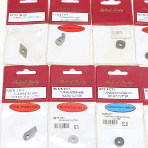 Sorby Wood-Turning Tool Tips / Cutters & Tip Holder - OldTools.co.uk