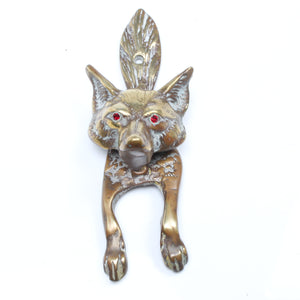 SOLD - Old Fox Door Knocker