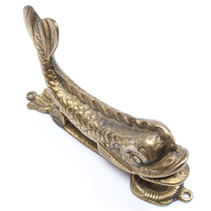 SOLD - Old Fish Door Knocker