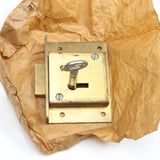 2x Brass Locks - OldTools.co.uk