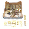 Collection Of Old Brass Hinges & Ironmongery - OldTools.co.uk