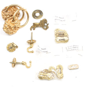Collection Of Old Brass Ironmongery - OldTools.co.uk