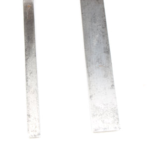 2x Old Socket Paring Chisels – 9mm, 19mm (Ash, Beech) - OldTools.co.uk